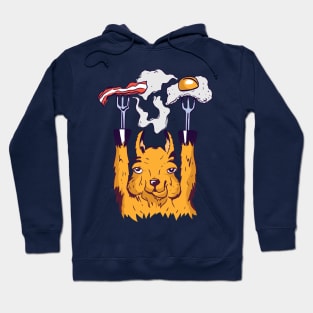 breakfast llama Hoodie